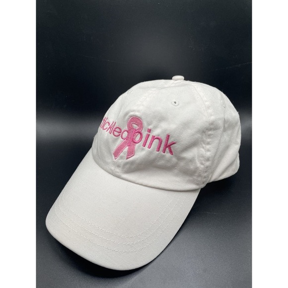 Vera Bradley Tickled Pink Breast Cancer Awareness Hat Women’s Adjustable Cap - Picture 2 of 6